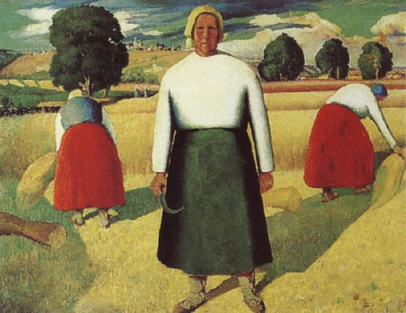 Kasimir Malevich Reapers oil painting image